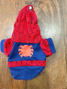 XS Dog Costume Bundle Spider-Man & Superman